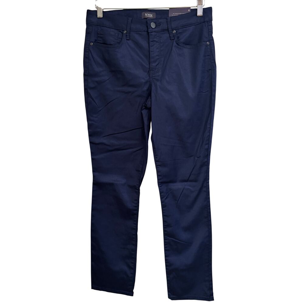 NYDJ Not Your Daughters Jeans Sheri Slim 8 Stretch Slimming Blue Nip Tuck New